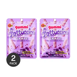BOURBON Japanese Pudding Dream Grape Gummies - 2 Packs, 50g Each | Delicious Fruit Candy