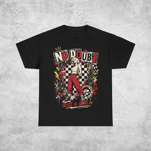 Vintage ND Band Shirt, Gwen Stefani Retro 90s Rock Tee, No Doubt Music Fan Shirt