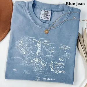 Comfort Colors Vintage Middle Earth Map Tshirt, Lotr Merch The Hobbit Tshirt, Trendy Vibes Lord Of The Rings, Lotr Gift, The Shire Merch, Hobbitcore