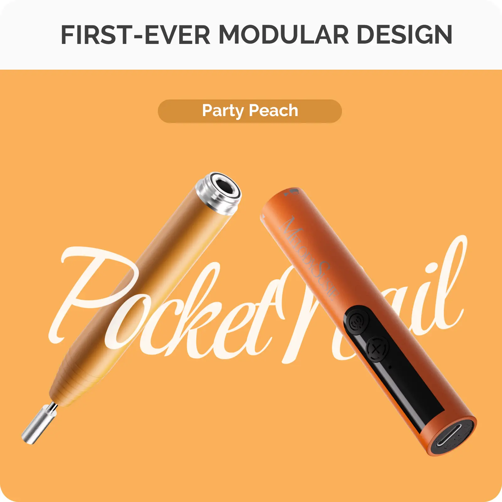 PC100GR Rechargeable Modular Version-Party Peach