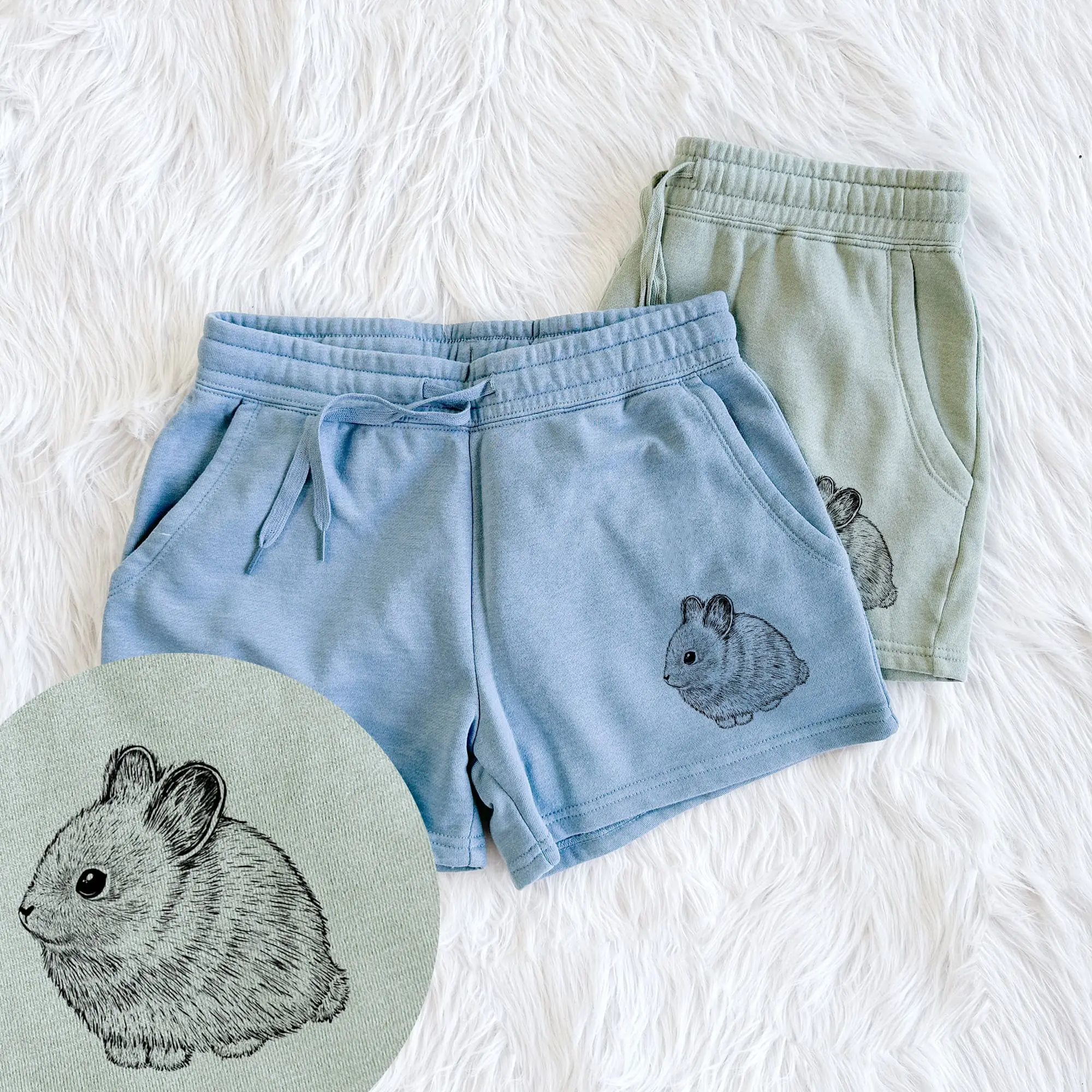 Columbia Basin Pygmy Rabbit - Women's Cali Wave Shorts
