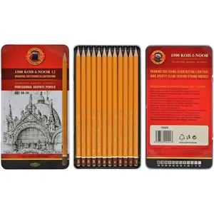 Toison d'Or Graphite Pencil Artist Set, 8B-2H Degrees, 12 Pencils Per Tin, 1 Each (FA1502/11.12)