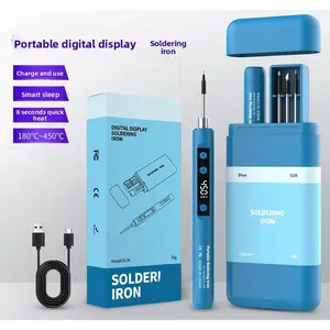 Cross-border special supply for the new usb wireless electric soldering iron portable digital display soldering iron DIY household welding repair set