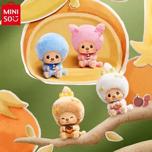 Monchhichi Coffee Farm Series Blind Box Keychain Pendant Fun Face-Changing Design Soft Lovely Shape, Ideal For Daily Matching Collection And Anime Fan Gifting