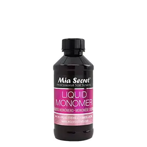 Mia Secret 4 oz. Liquid Monomer, Professional MMA-Free Acrylic Nail System Nail Supplies, Made in the USA