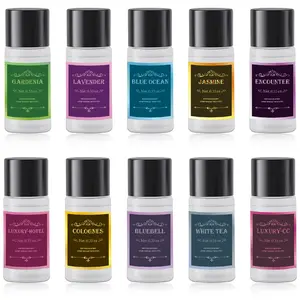 Car Air Freshener Refill Liquid Set of 10 x 10 ML - Smart Car Air Freshener Refill - Car Fragrance Refill - Car Diffuser Refill Mixed Scent (Without Aromatherapy Diffuser) home air freshener air diffuser