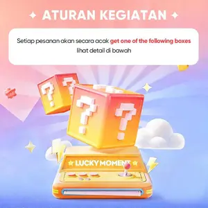 EAKi Officially Licensed Original EAKI Lucky Moment Arcade Blind Box, Random Collectible Mini Figurines with Rare Hidden Chase Figure, Surprise Unboxing Gift for Collectors