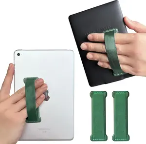 Hand Holder Strap for ipad, Tablet Hand Holder Strap, Universal Handle Grip for iPad Kindle, Mini Tablets and Cases (Green) - 2 count