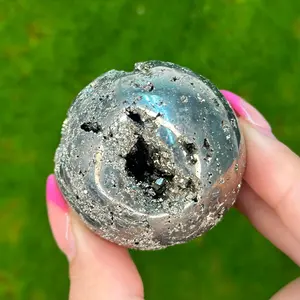 Peruvian Pyrite Sphere | Sphere crystal from Peru