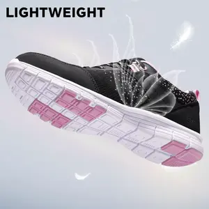 SPIEZ women's puncture-proof safety sneakers:Lightweight ,Breathable,composite toe, ideal for long-standing workers & daily wear.