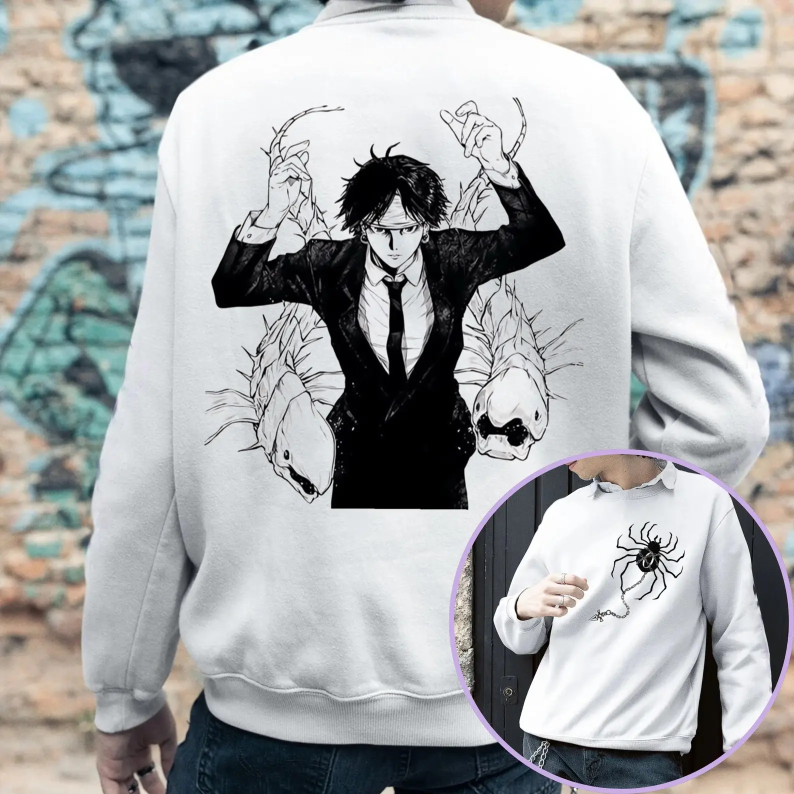 Phantom Troupe Spider Zero Chrollo Lucilfer Tshirt, Anime  display picture 1