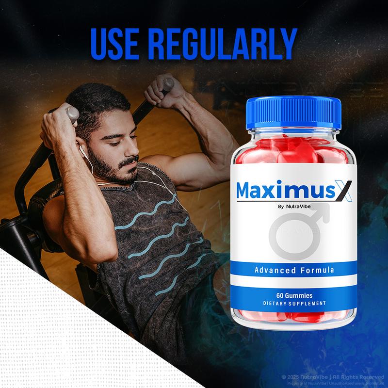 MaximusX Gummies - Advanced Formula 1000mg Gummies with Natural Ingredients for Health & Wellness
