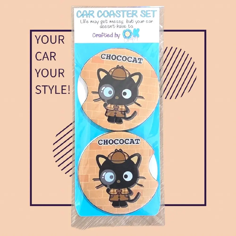 Neoprene Car Coaster Set