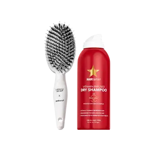 HAIRtamin - Peptide Dry Shampoo & Miracle Brush Bundle