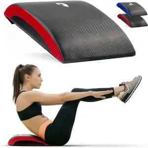 Ab Mat, Sit Pad for Core Workout , Full Range of  and Ab Workouts - Non Slip PVC leather and High-density  - Sit Up Exercise Equipment for Crunches and  Lifts