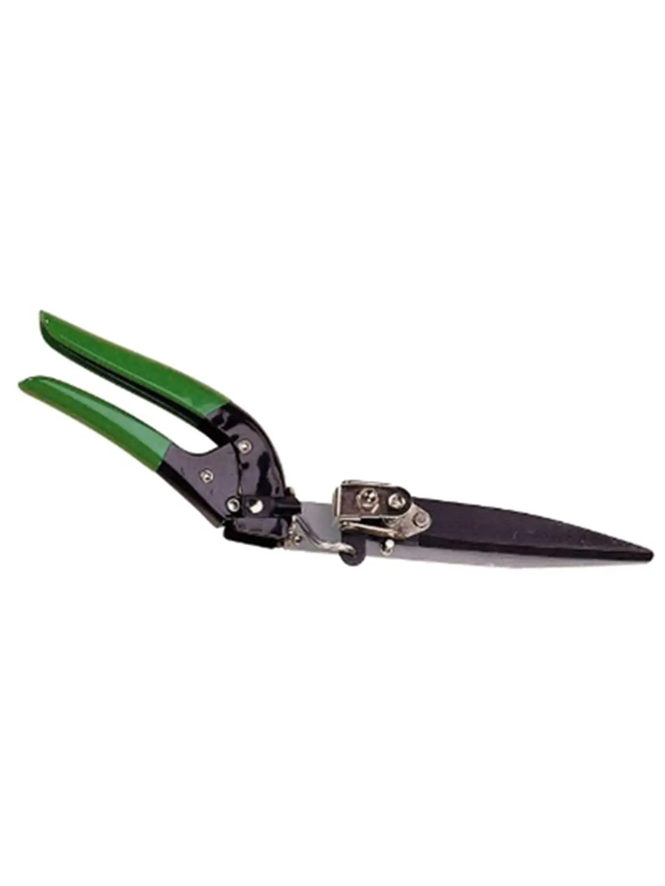 Green Thumb Grass Shear - 3-Piece Grass Cutting Tool for Personal Use, 3-Position Swivel Head, Curved Handle with Vinyl Coating