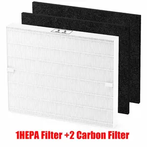 Coway Airmega Replacement Filter AP-1512HH 200M AP-1518R AP-1519P, H13 True HEPA + 2 Activated Carbon Pre-Filters, Replaces Part #3304899 High-Efficiency Air Purifier Filter Set