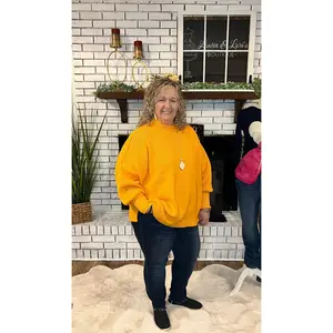 Dandy Dandelion Side Slit Oversized Sweater