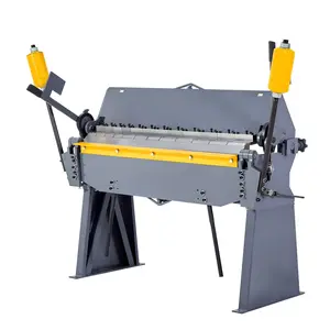 VEVOR Box and Pan Brake, 48 in Sheet Metal Bending Brake, 12-Gauge Mild Steel Capacity, 0-135 Degree Adjustable, Metal Bender Machine with 8 Fingers, Heavy-Duty Aluminum Folder for Precise Bending
