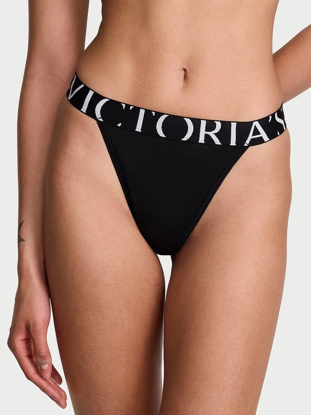 Victoria's Secret Exploded Logo Cotton 90s Brief Panty Victoria's Secret Exploded Logo Cotton 90s Brief Panty