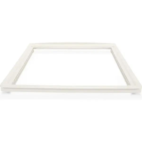 HECASA 240350702 Crisper Pan Drawer Cover Shelf Frame - White Adjustable Replacement for Electrolux, Crosley, Frigidaire, Gibson, Kelvinator Refrigerators