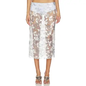 SIEDRES Wells Skirt in Light Blue