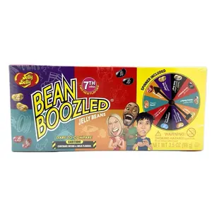 Jelly Belly Bean Boozled 7th Edition 3.5 oz Box with Spinner - 20 Flavors Including Strawberry Banana Cherry & Corn Natural Artificial Juice Bonbon