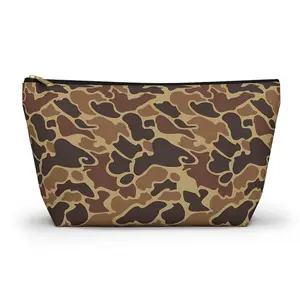 Everything Old School Camo Accessory Pouch w T-bottom - Bags with Duck Camouflage Design | Hunting Season | Hunter Accessories | Camouflage Style
