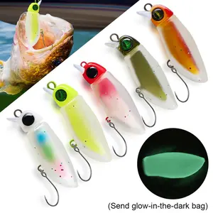 1-30pcs Insect Micro Soft Plastic Bait Trout Spinner Crank Bait Mini Floating Trout Lure Artificial Wobblers For Perch 5color