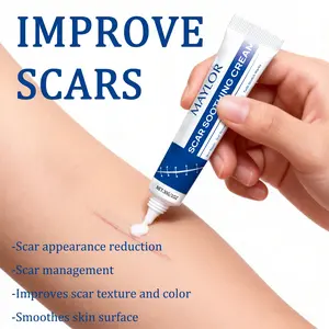 Scar Gel - Scar Cream for Surgical Scars - Transparent Gel Formula with Retinol and Vitamin E - Acne Scar Treatment, Keloid Scar Treatment, Scar Removal Cream
