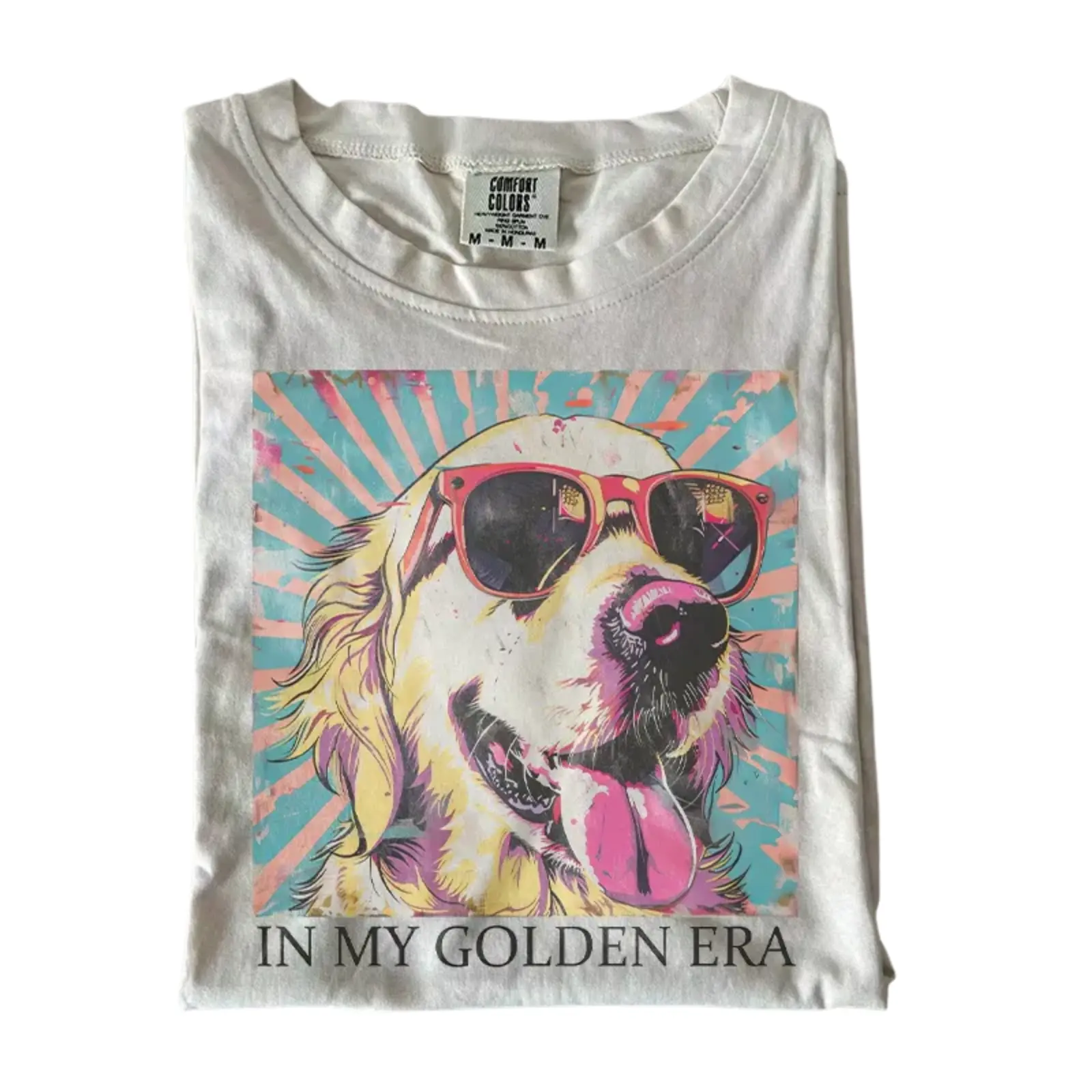 In My Golden Era T-shirt, Vintage 90s Golden Retriever Dog Mom Tee, Unisex Fit Design, Casual Streetwear, Gift for Dog Lovers