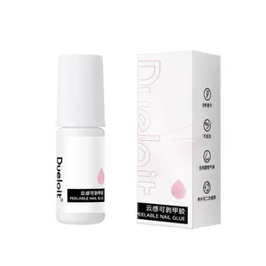 Cloud-Light Peel Off Nail Glue | Easy Removal Fake Nail Adhesive | No Damage to Natural Nails