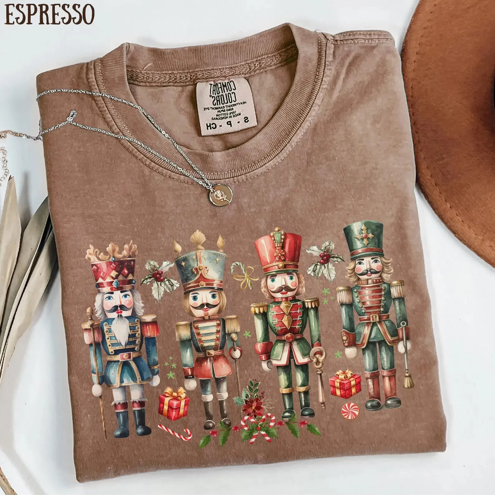 Nutcracker Christmas Shirt, Comfort Color, Womens Christmas Shirt, Christmas Holiday Party Shirt, Festive Winter Christmas Shirt, Xmas Shirt