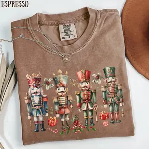 Nutcracker Christmas Shirt, Comfort Color, Womens Christmas Shirt, Christmas Holiday Party Shirt, Festive Winter Christmas Shirt, Xmas Shirt