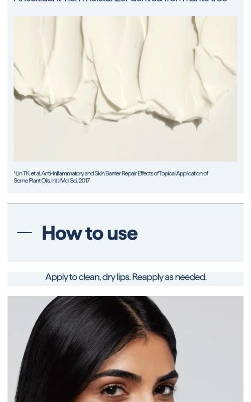 REMEDY for Dry Lips - Peptides and Shea Butter for Repairing and Plumping Lips