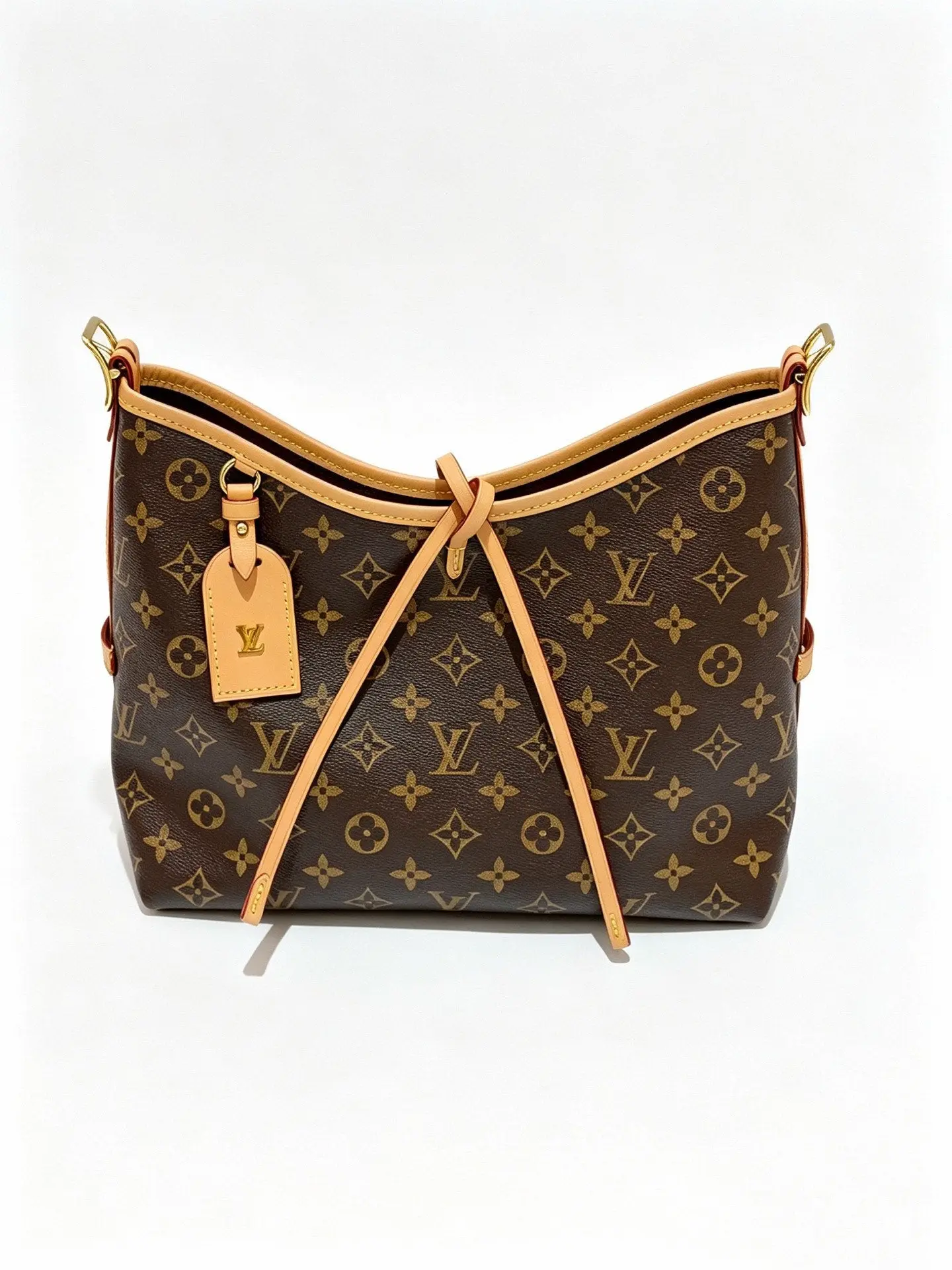 Pre-owned Leather Crossbody Bags Louis Vuitton Neverfull MM Monogram Canvas Tote Bag with Natural Vachetta Trim and Gold Tone Hardware