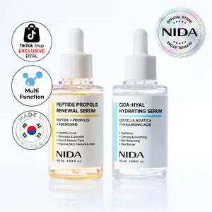 NIDA Hydrating Renewal Serum(s) Centella Hyaluronic acid Peptide Propolis Dry Skin Wrinkles NIDA Hydrating Renewal Serum(s) Centella Hyaluronic acid Peptide Propolis Dry Skin Wrinkles