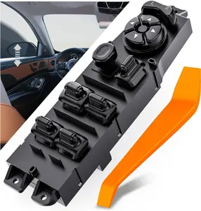 Nilight Power Master Window Switch Compatible with 1997 1998 1999 2000 2001 Jeep Cherokee Front Left Driver Side Window Control Switch Replacement Set with Removal Tool