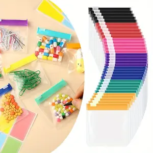 35 Pieces Pill Pouch Bags Zippered Pill Pouch Set Reusable Translucent Medicine Organizer Self Sealing Medicine Bag tiktokshopspringglowup