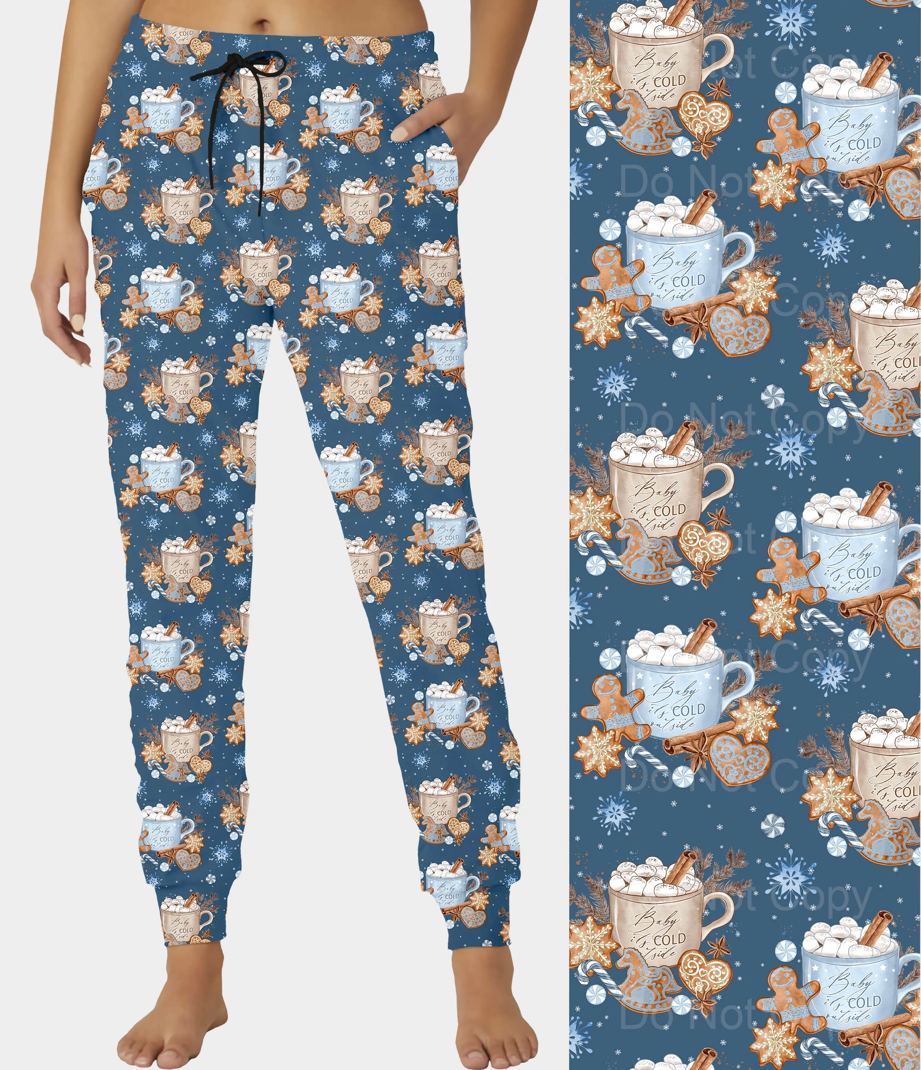 Cozy Gingerbread Joggers (ready to ship)