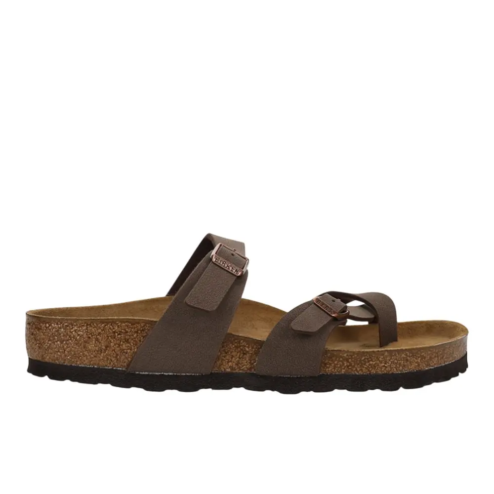 BIRKENSTOCK Womens Mayari Birkibuc Casual Sandals Casual - Brown BIRKENSTOCK Womens Mayari Birkibuc Casual Sandals Casual - Brown
