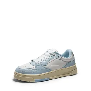 DREAM PAIRS Women's Low-Top Lace-Up Colorblock Skateboard Court Sneakers - Non-Slip, Comfortable Retro Vintage Lifestyle Colorblock Sneakers, Lightweight Minimalist Trendy Walking Casual Shoes for Women, Lightweight Casual Sneakers