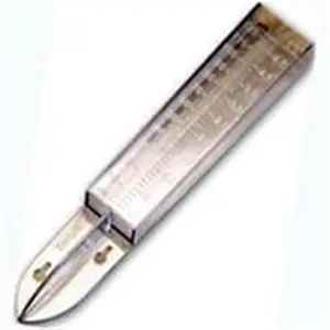 Taylor Precision Products Rain Gauge Clear Vu 10-3/4 Inc 2703