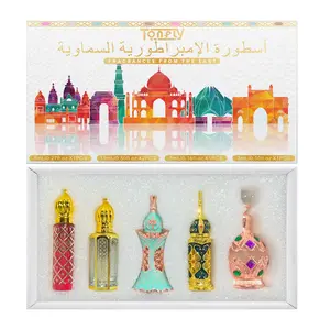 Tonfly Arabic Perfume Set 5x Bottles – 46ml Total, Alcohol-Free, Perfect Gift for Her