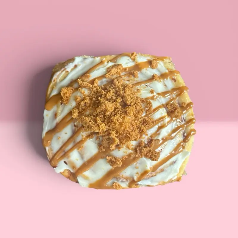 Biscoff Butter Cinnamon Roll Cookie Snack, 4-Pack Baked Fresh Treat, Cinnamon Rolls