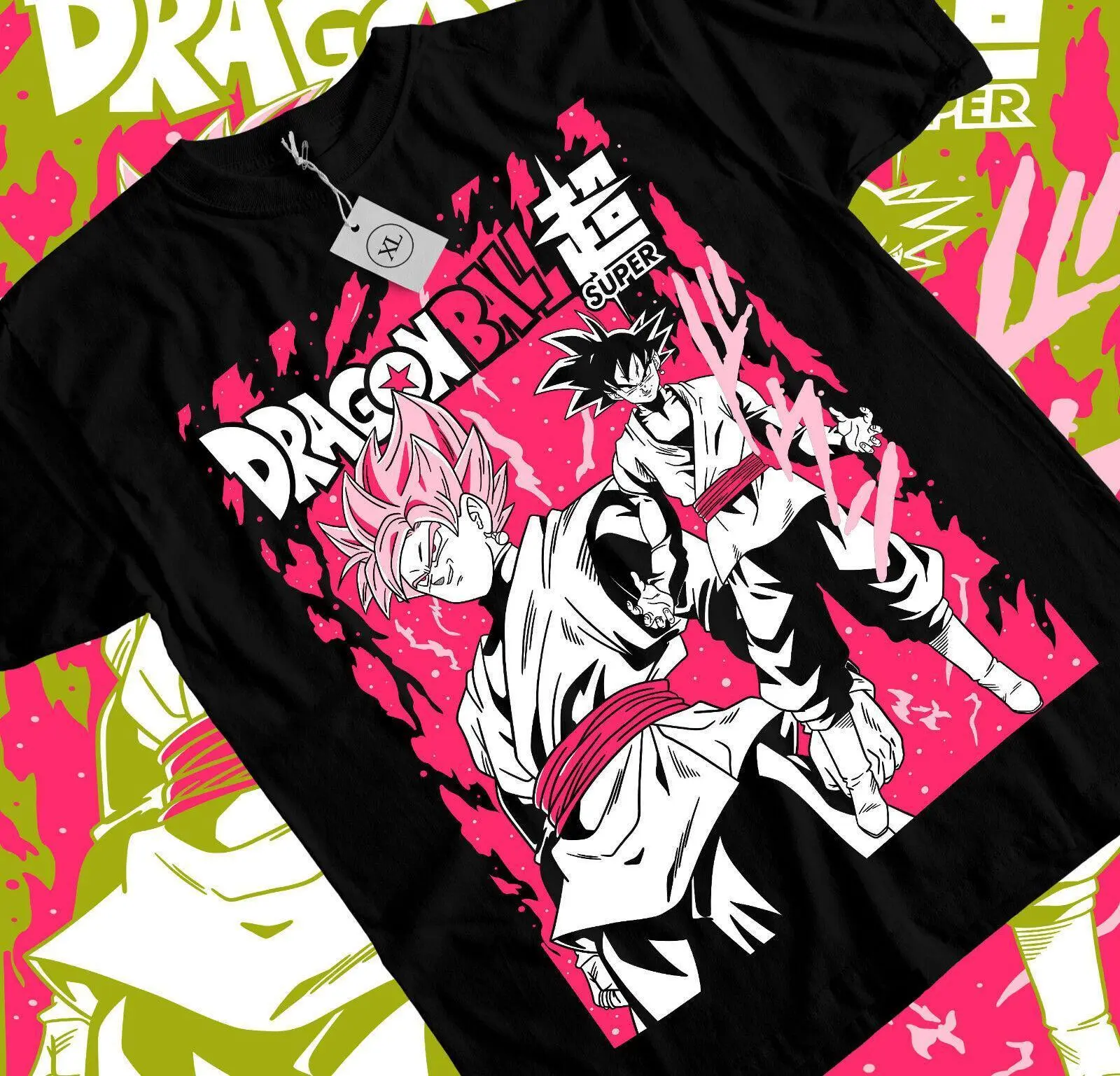 Goku T-Shirt Dragon Ball Z Goku Super Saiyan Anime Black and White All Size_1 Menswear Top