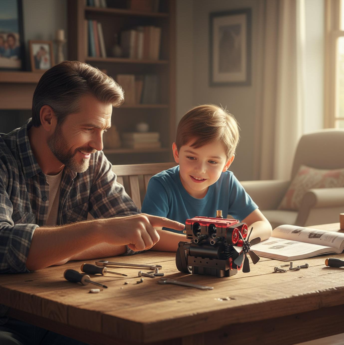 TOYAN 7cc Engine Model Kit – Inline Twin 4-Stroke DIY Mechanical Build Kit