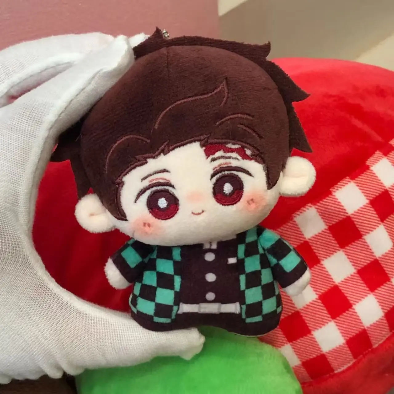 Demon Slayer 10cm Cotton Doll, Cute Anime Plush Figure, Collectible Merch, Perfect Gift for Fans