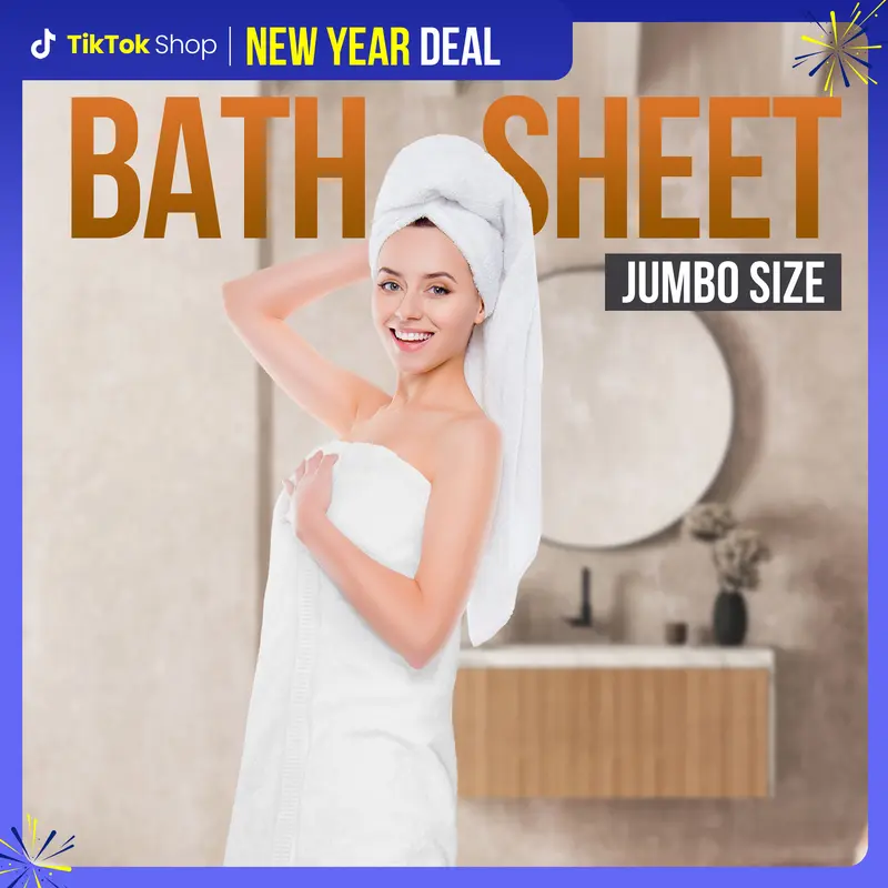 Utopia Towels Luxurious Jumbo Bath Sheets 2-Pack | Soft, Absorbent & Quick-Dry | Hotel Quality Extra Large 35x70" Towels | Bathroom Accessory Durable