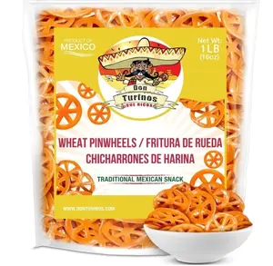 Duritos (Duros) Pinwheels Wheat Snacks 1LB - Mexican Wheat Wheel Pasta - Chicharrones De Harina - by Turinos